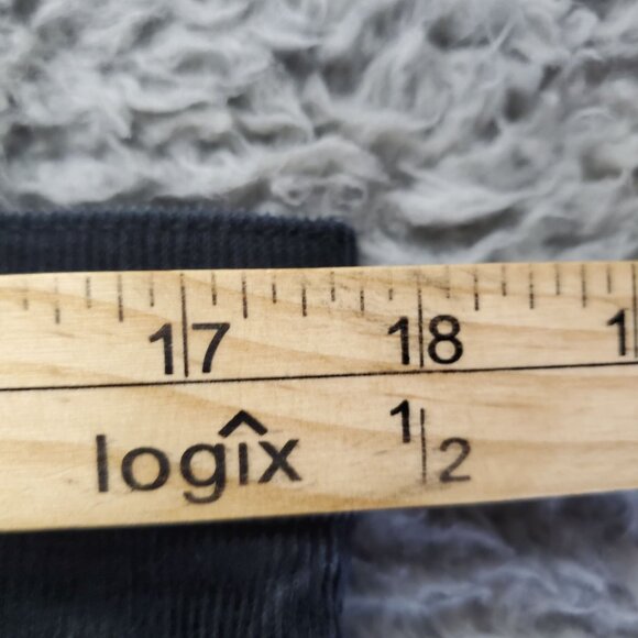 Gap Jeans Womens 33 Tall Black Perfect Boot Corduroy Stretch Five Pocket - Picture 5 of 10